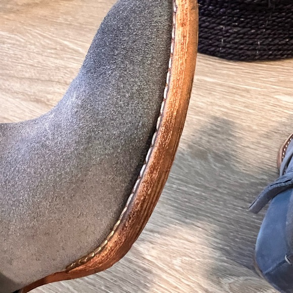 Grey boots with zipper - Picture 4 of 8